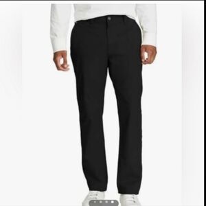 Eddie Bauer Men’s Durable Two-Way Stretch Canvas Utility Pant Camp, blac…